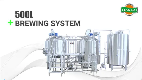 2000L SUS304 3 Vessels Beer Brewing Equipment for Sale