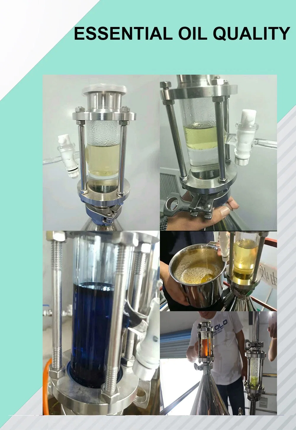 Hot Selling Distillation 60L Distilling 500 Liter Lavender Essential Oil Distill Equipment