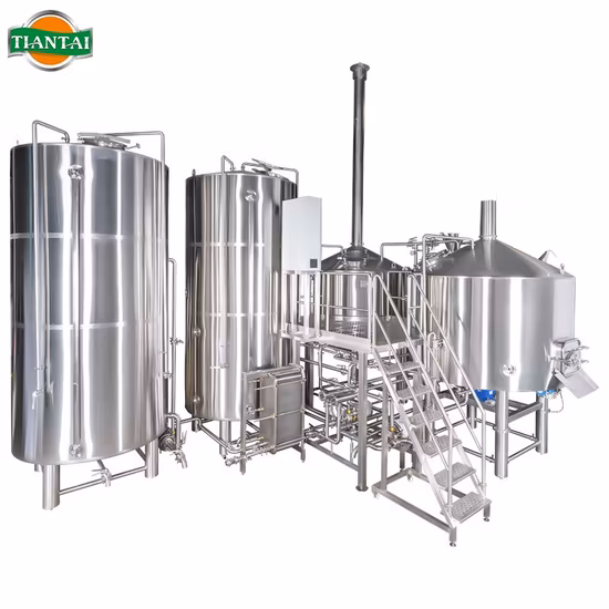 2000L SUS304 3 Vessels Beer Brewing Equipment for Sale